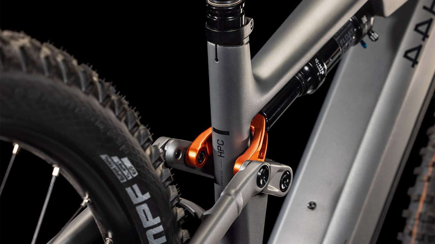 Cube Stereo Hybrid ONE44 HPC SLX 800 slabgrey´n´orange - VELOCONECT
