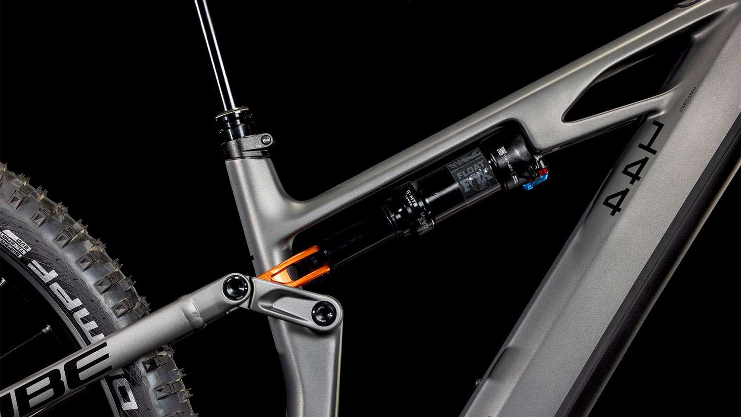 Cube Stereo Hybrid ONE44 HPC SLX 800 slabgrey´n´orange - VELOCONECT