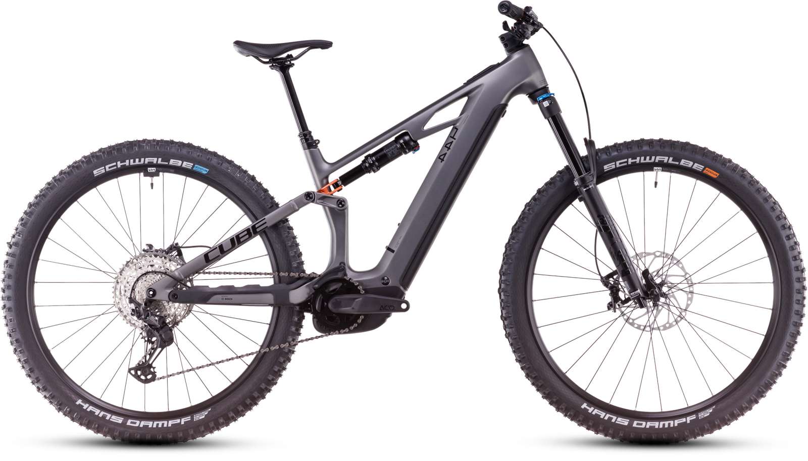 Cube Stereo Hybrid ONE44 HPC SLX 800 slabgrey´n´orange - VELOCONECT