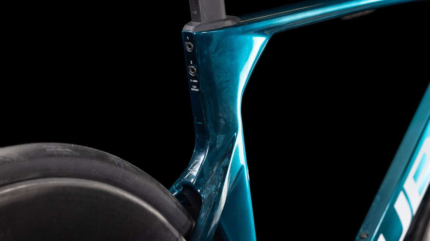 Cube Litening AERO C:68X SLX chromeblue´n´liquidblue Cube