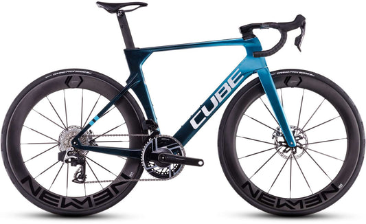 Cube Litening AERO C:68X SLX chromeblue´n´liquidblue Cube