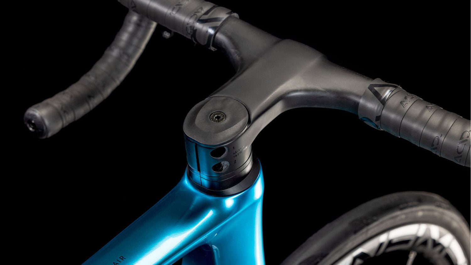 Cube Litening AIR C:68X SLX chromeblue´n´carbon Cube