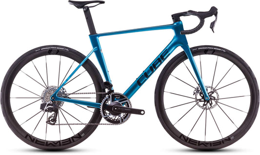 Cube Litening AIR C:68X SLX chromeblue´n´carbon Cube