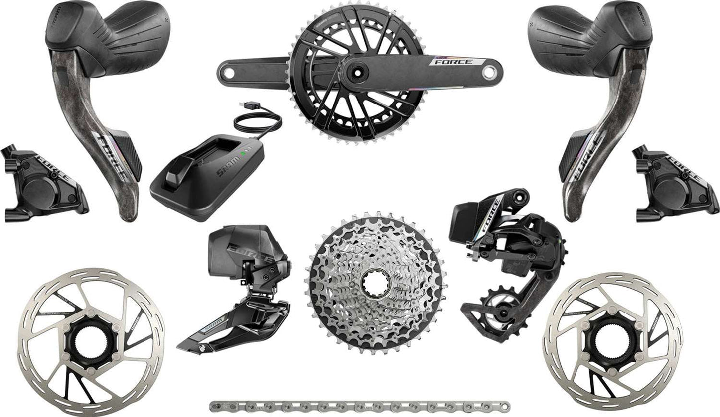 SRAM Force E1 50-37T Carbon AXS 12-fach Gruppe SRAM