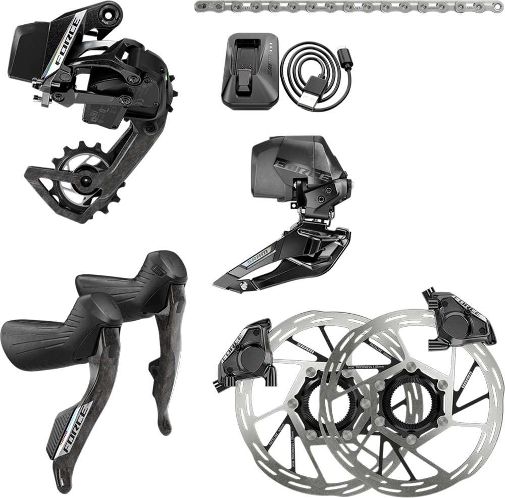 SRAM Force AXS eTap® E1 2x12-fach Centerlock Upgrade Kit SRAM