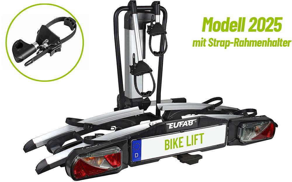 Eufab Bike Lift - elektrisch absenkbarer Fahrradträger Eufab