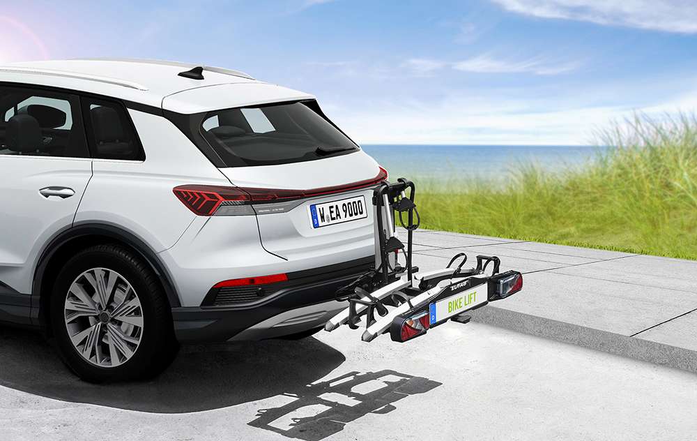 Eufab Bike Lift - elektrisch absenkbarer Fahrradträger Eufab