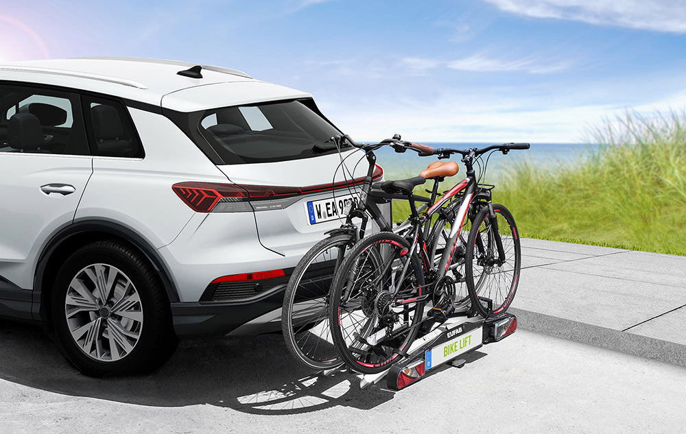 Eufab Bike Lift - elektrisch absenkbarer Fahrradträger Eufab